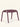 Mesa Positano em polipropileno resistente cor terracota #cor_terracota
