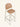 Banqueta Pipa em polipropileno resistente cor bege #cor_bege