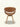 Cadeira SoHo Madeira Natural giratória com base em madeira maciça e assento estofado em courino sintético PU. caramelo #cor_caramelo