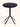 Mesa Naples em polipropileno resistente cor preto #cor_preto