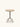 Mesa Naples em polipropileno resistente cor fendi #cor_fendi
