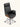 Cadeira De Escritório Auster Madeira giratória em madeira com base em aço cromado. Preto #cor_preto
