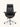 Cadeira De Escritório Auster Madeira giratória em madeira com base em aço cromado. Preto #cor_preto