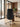 Cadeira De Escritório Auster Madeira giratória em madeira com base em aço cromado. Preto #cor_preto